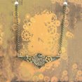 thumbnail image 2 of AYYUFE Steampunk Antique Angle Wings Gears Pendant Long Chain Statement Necklace, 2 of 5