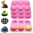 thumbnail image 2 of Moins de 5 Moule à Gâteau Demi-Sphère Silicone Moule à Gâteau Biscuit Cuisson Décor, 2 of 5