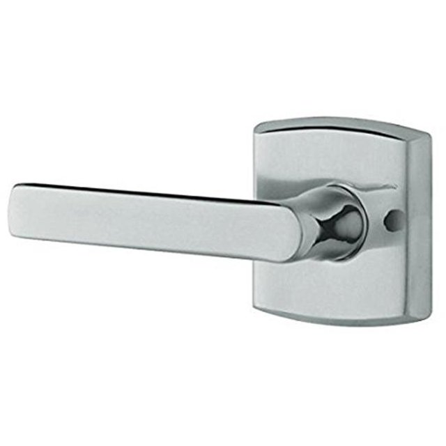 Baldwin 5485V260LDM Single Left Dummy Lever with Rose & Concealed Screws - Polished Chrome