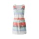 thumbnail image 2 of VISgogo Vestido casual de verano para mujer sin mangas con cuello en V profundo con cordón a rayas con bolsillos VISgogo  moda, 2 of 9