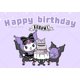 thumbnail image 3 of Telones de fondo para fotos de Sanrio Kuromi, personalizados, para baby shower, niñas, fiestas de primer cumpleaños, pancarta de Cinnamoroll, fondo para fotografía, 3 of 5