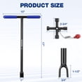 thumbnail image 4 of Llave para contador de agua WORKPRO 17 con llave utilitaria de acero de 4 vías, 4 of 7