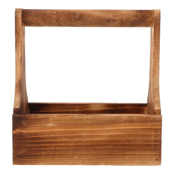 GAXIRE 1Pcs Light Brown Rectangular Planter Pot for Indoor and Outdoor Decor