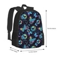 thumbnail image 3 of Daiia Blue Butterfly Backpack for Men and Women -Durable Backpack Large Capacity, Water-Resistant Bag with Adjustable Straps and Laptop Compartment, 3 of 9