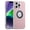 Pink, variant on SaniMore Case for iPhone 14 Pro 6.1" 2022, PU Leather Skin Shockproof Soft Elastic TPU Backplane Magnetic Shell Wireless Charging Slim Lightweight Protective Cover for iPhone 14 Pro, White
