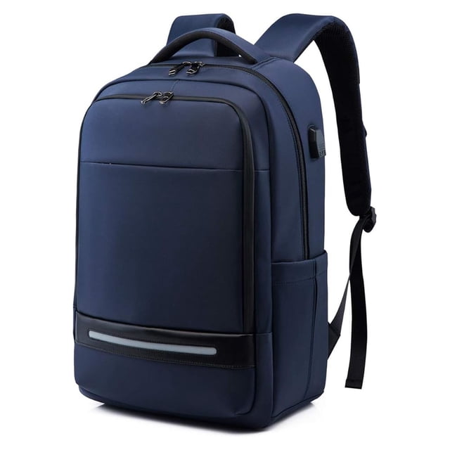 Mochila para computadora portátil Mochila de Negocios de 17 Pulgadas Mochila Escolar Multifuncional Mochila Impermeable para Viajes Bolsa para computadora portátil con Puerto de Carga USB