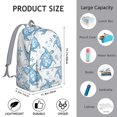 thumbnail image 4 of Abstract Nautical Sea Turtle Pattern Casual Daypack – Vintage Style Backpack with Oxford Durable Material, Large Capacity, and Anti-theft Features for School, Outdoor Activities, and Travel, 4 of 5