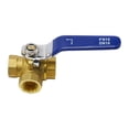 thumbnail image 2 of 1PC 3 Way Brass Ball Valve, L/T Bore Valve Ball Valve For Water Oil Gas, 2 of 8