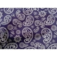 thumbnail image 5 of oneOone Tissu Popeline de Coton Violet Foncé Tissu pour Robe Tissu Imprimé au Mètre 42 Pouces de Large, 5 of 5