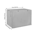 thumbnail image 3 of Heavy Duty Dog Crate Cover for Medium & Large Wire Kennels | 210D Fabric with Mesh Window | Anti-UV Pet Cage Cover | 3 Sizes Available, 3 of 7