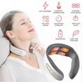 thumbnail image 3 of Portable Neck Massager with Heat 6 Modes Rechargeable for Shoulder Relief, 3 of 5