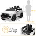 thumbnail image 2 of UBesGoo Licensed Chevrolet Tahoe 12V Kids Ride on Car, Battery Powered Electric Ride on Car Toys with Remote Control, Light, White, 2 of 10