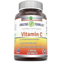 Amazing Formulas Vitamin C 1000 Mg Per Serving 120 Tablets Supplement | Non-GMO | Gluten Free | Made in USA