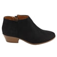 thumbnail image 2 of soda fc67 women's western inside zipper stacked heel ankle booties, 2 of 7