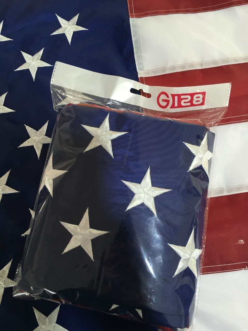 Galapagoz 2x3 feet American Flag Independence Day Grommets 2 Pack USA United States of America US Flags 