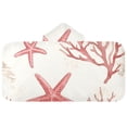 thumbnail image 5 of Yayeee Kids Hooded Towels Toddler Soft Absorbent Beach Bathing Wrap 50" x 23.5", White Starfish, 5 of 5