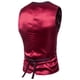 thumbnail image 4 of Chaleco de traje liso con cuello en V para hombre - Chaleco de boda ajustado - Chaleco formal de poliéster para negocios, tallas M-XXXXXXL, 4 of 8