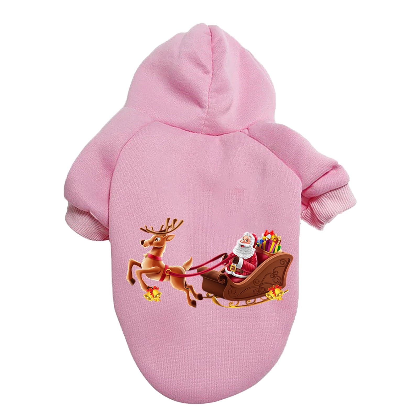 Christmas Christmas Deer Santa Dog Sweater Dog Clothes Pet Pet Pet pet-name-tags-for-your-dogs-and-cats-ellee-premium-pet-name-tags