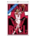 thumbnail image 3 of NBA Chicago Bulls - Lonzo Ball 22 Wall Poster with Magnetic Frame, 22.375" x 34", 3 of 6