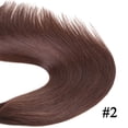 thumbnail image 1 of Straight Clip In Pu Hair Extensions Real Human Hair Brazilian Virgin Hairpiece 6pc/set Seamless Full 10-30" Natural Color, 1 of 5