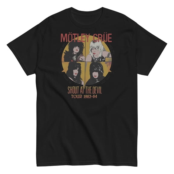 Motley Crue - Always on Tour Unisex T-Shirt - Black - Small