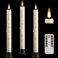 thumbnail image 1 of Conjunto de 3 Velas de Ventana Sin Llama de 24 cm con Control Remoto, 1 of 7
