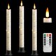 thumbnail image 1 of Conjunto de 3 Velas de Ventana Sin Llama de 24 cm con Control Remoto, 1 of 7