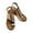 Gold, variant on Sandals for Women Women's Clip Toe Leopard Print Sslippers Fashion Mules Casual Comfortable Sandals