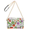thumbnail image 2 of FORMRS Women Crossbody Purse with Chain Strap Vegan Leather Shoulder Handbag, Vegetables Pattern, 2 of 7