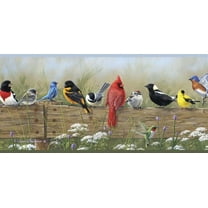 878344 Songbird Menagerie Wallpaper Border PUR44671b