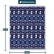 thumbnail image 5 of Manta navideña con diseño de sherpa Blanket PAVILIA, 127 x 152 cm, color azul, 5 of 9