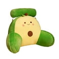 thumbnail image 3 of Cartoon Pillow Back Soft Bag Backrest Sofa Cushion Pillow Dormitory Reading Rest M Avocado, 3 of 8