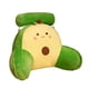 thumbnail image 3 of Almohada de descanso para la cintura, almohada suave para descansar en cama, almohada de lectura desmontable con brazos de felpa Aguacate, 3 of 9
