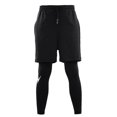 thumbnail image 2 of Hombres Gimnasio Fitness Pantalones Cortos Compresión Capa Base Entrenamiento Pantalones Ajustados M Sunnimix Pantalones deportivos de fitness para hombres, 2 of 8