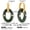 JDE0310031-GN, variant on 14k Gold Plated Amber Resin Hoop Earrings for Women Trendy, Hypoallergenic Chunky Gold Earrings Jewelry Gifts