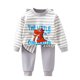 thumbnail image 2 of Cowsor 2PC Set for Children Boy Girl Match Kawaii Thermal 2 Piece Tops Tshirts Lingeries Pants Loungewear 2PC Sets Child, 2 of 3