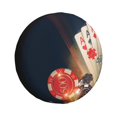 thumbnail image 1 of Balery Casino Poker Chips Cubiertas para Neumáticos - Protector Resistente para Neumáticos de Camioneta, SUV, Remolque, Camper y RV-17 inch, 1 of 6