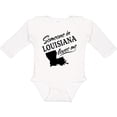 thumbnail image 3 of Inktastic Someone in Louisiana Loves Me Boys or Girls Long Sleeve Baby Bodysuit, 3 of 5