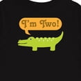 thumbnail image 4 of Inktastic I'm Two Alligator 2nd Birthday Boys or Girls Long Sleeve Toddler T-Shirt, 4 of 5