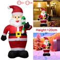 thumbnail image 2 of Navidad Papá Noel Inflable Luz Led Incorporada Para Vacaciones De Navidad Interior Y Exterior Patio Jardín Habitación Decoración De Fiesta Monstrate HA023859-00, 2 of 7