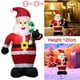 thumbnail image 2 of Navidad Papá Noel Inflable Luz Led Incorporada Para Vacaciones De Navidad Interior Y Exterior Patio Jardín Habitación Decoración De Fiesta Minnieouse HA023859-00, 2 of 7