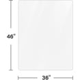 thumbnail image 5 of RACHMADES Office Chair Mat for Carpet, 36"X46" Glass Chair Mats for Carpeted or Hard Floors, Best for Your Home or Office Floor Crystal Clear， Effortless Rolling, and Easy Clean, 5 of 5