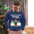 thumbnail image 5 of Christmas Sweatshirt, This Is My Gnome Costume Funny Christmas Sweatshirt, Unique Winter Holiday Sweatshirt, Witty Gnome Lover Gift for Women & Men, 5 of 5