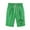 Green3, variant on SHTXOZHI Knee Length Shorts for Women Wide Leg Print Shorts Elastic Waist Drawstring Shorts with Pockets