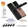 thumbnail image 2 of Biometric Electronic Door Lock Digital Black Smart Lock Tuya App Remote Unlocking Keyless Lock Fingerprint Door Lock ,Smart and Convenient, 2 of 6