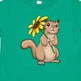 thumbnail image 4 of Inktastic Cute Chipmunk with Sunflower Boys or Girls Toddler T-Shirt, 4 of 5