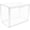 L-2, variant on Clear Stackable Plastic Storage Bins with Lid, Dustproof Acrylic Display Case for Collectibles, Large Figures Showcase, Shoe Storage Box, Closet Organizer for Book Cosmetic Purse (L, Count, 1)