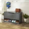 thumbnail image 6 of Badger Basket Children's Wooden Up & Down Toy Box and Storage Bench 3.8 Cu ft. - Charcoal, 6 of 11