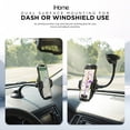 thumbnail image 4 of iHome Gooseneck Car Mount, Suction Cup Base, Adjustable Arm, 360° Swivel, Non-Slip Cradle, 4 of 5