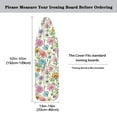 thumbnail image 5 of HELLHERO Colourful Daisies Print Ironing Protector for Ironing Board, Ironing Board Cover Protector with Elastic Edge, Non Stick Stain and Scorch Resistant Household Iron Board Covers, 5 of 5